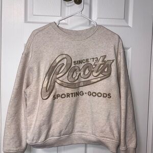 Roots Plaid Appliqué Crew